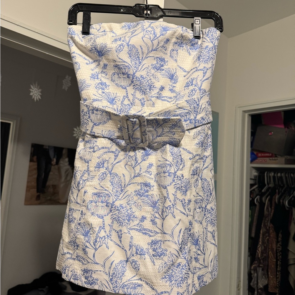 Amanda Uprichard Strapless Fae Dress